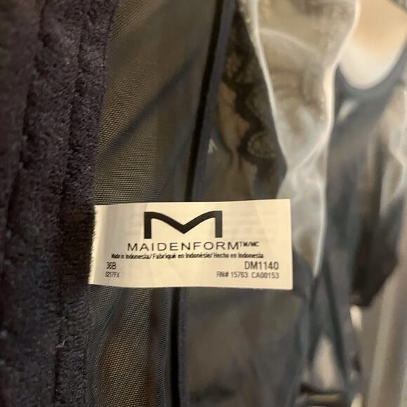 Maidenform Corset 36B DM1140 BNWT, Gorgeous Lace With Nude Lining - Picture 9 of 11